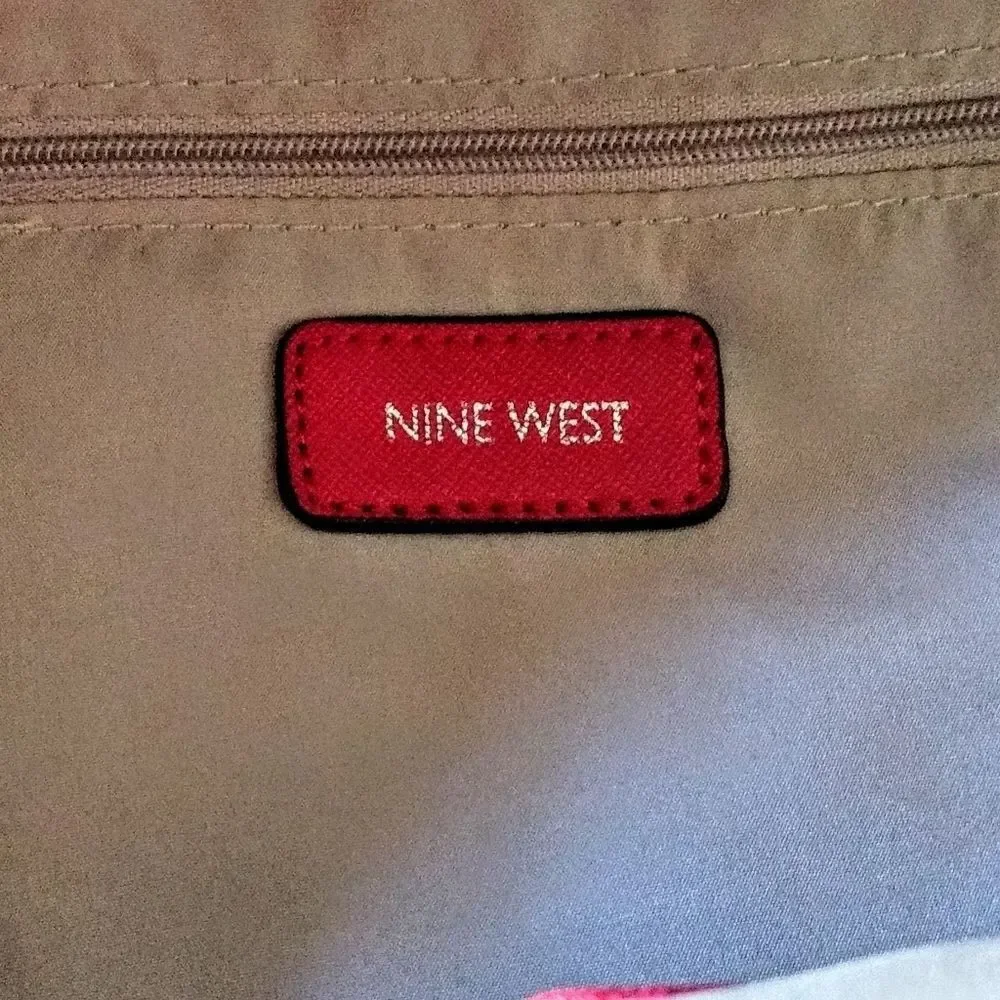 Nine West Dark Lipstick Red Back pack - Picture 6 of 11